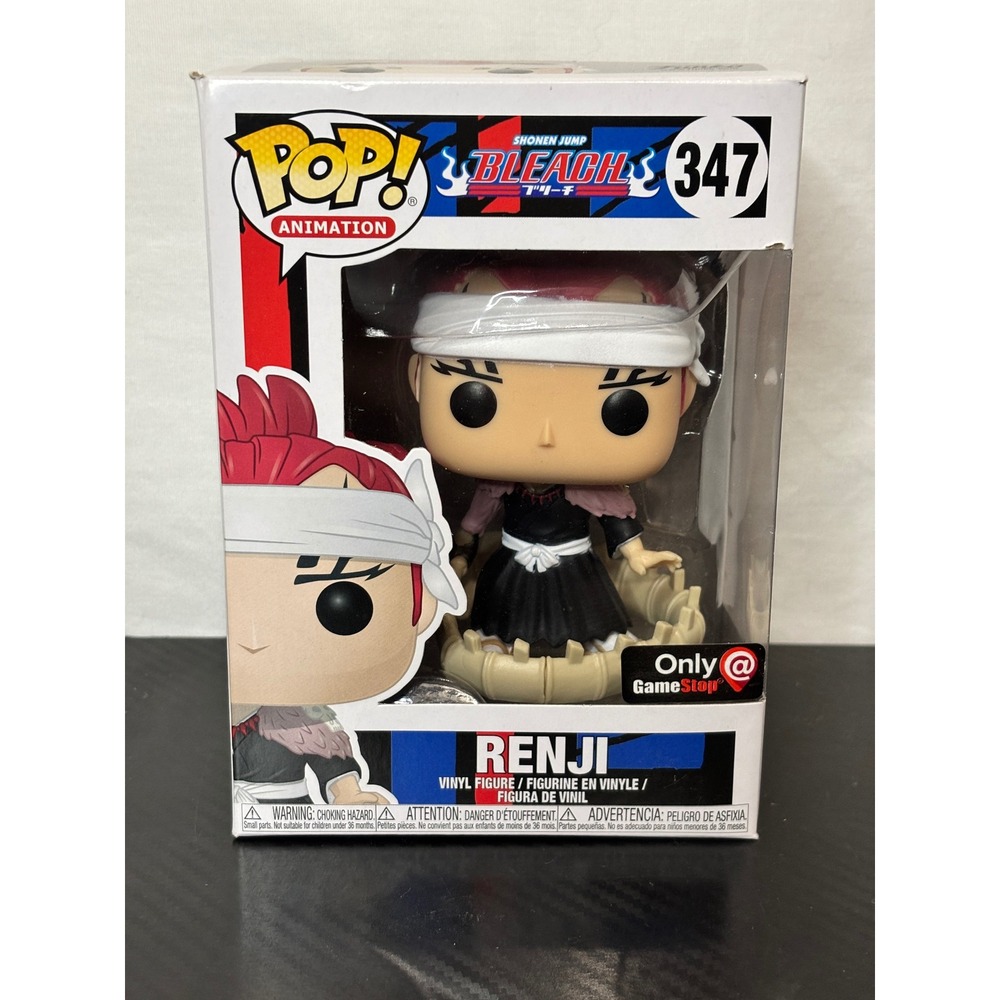 Funko Pop Bleach Renji 347 GameStop Exclusive Vinyl Figure Shonen Jump